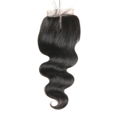 China Fechamento real do laço do cabelo humano de 18 polegadas, perucas da parte dianteira do laço do cabelo humano do Virgin fornecedor