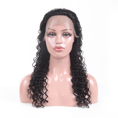 China Limpe perucas de trama do laço do cabelo do Virgin/cabelo humano perucas completas curtos do laço profundamente encaracolado fornecedor