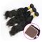Pacotes malaios do cabelo encaracolado de 20 polegadas com certificação natural do CE da onda do fechamento fornecedor