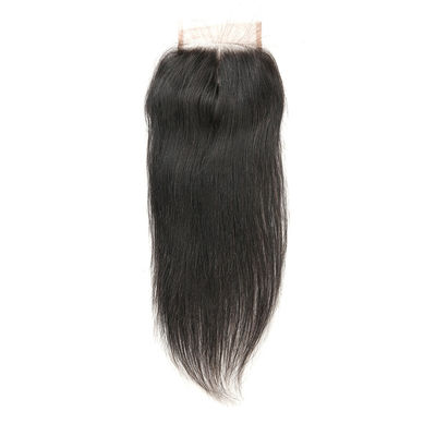 China Fechamento longo liso do laço do cabelo humano/trama baixa de seda do dobro do Weave do fechamento fornecedor