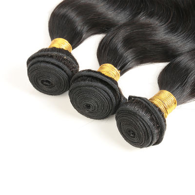 Cabelo real do Weave da onda do corpo da cor natural, onda peruana do corpo do cabelo de Remy do Virgin fornecedor