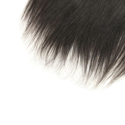 Cabelo humano cru do fechamento frontal reto não processado do laço 100 nenhum derramamento fornecedor