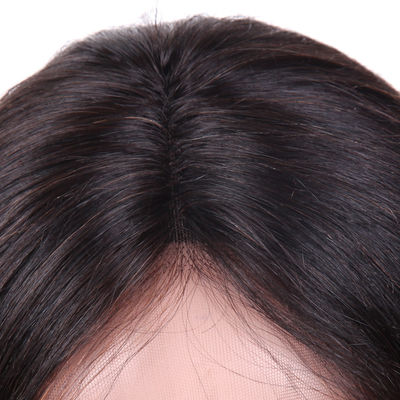 Perucas de vista naturais do laço do cabelo do Virgin, perucas retas de seda da parte dianteira do laço do cabelo humano fornecedor