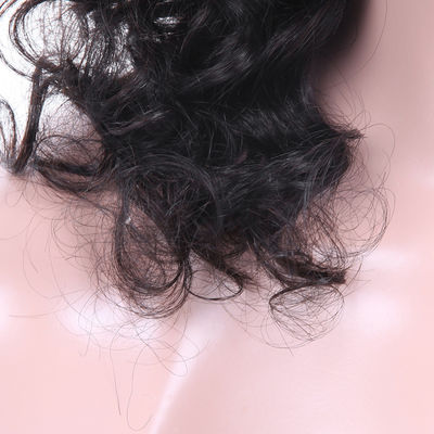 As perucas cruas macias do laço do cabelo do Virgin afrouxam a onda para costurar das duplas camada das mulheres negras fornecedor