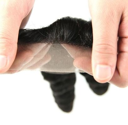 O cabelo humano genuíno da peruca do fechamento do laço do delicado 4 x 4 sem Chemiacal processou fornecedor