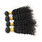 o Weave preto natural do cabelo humano de onda de água 8A 4 pacotes personalizou o comprimento fornecedor